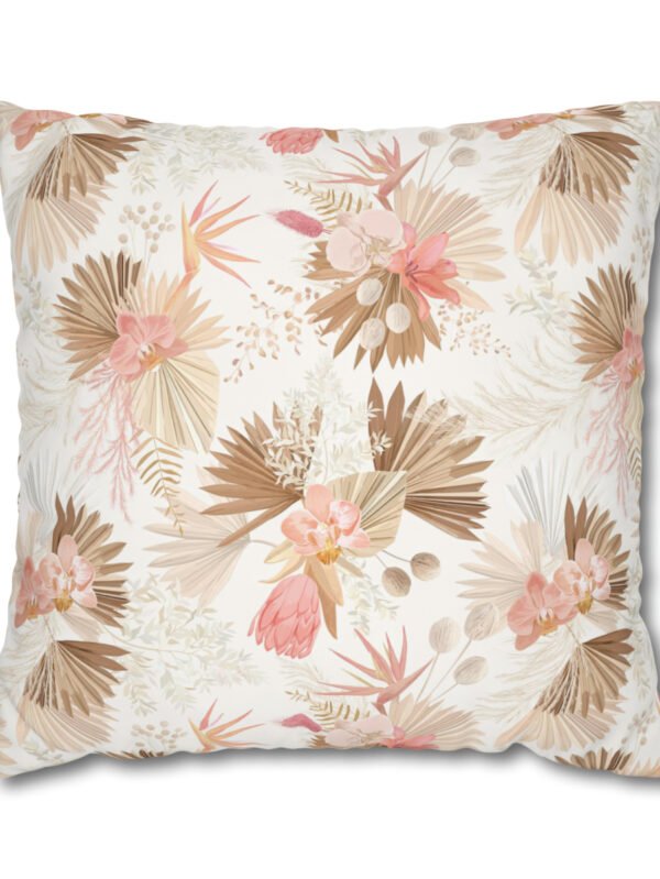 Pastel Dry Palm Leaves Euro Shams