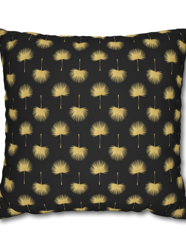 Gold Palm Leaves Euro Shams