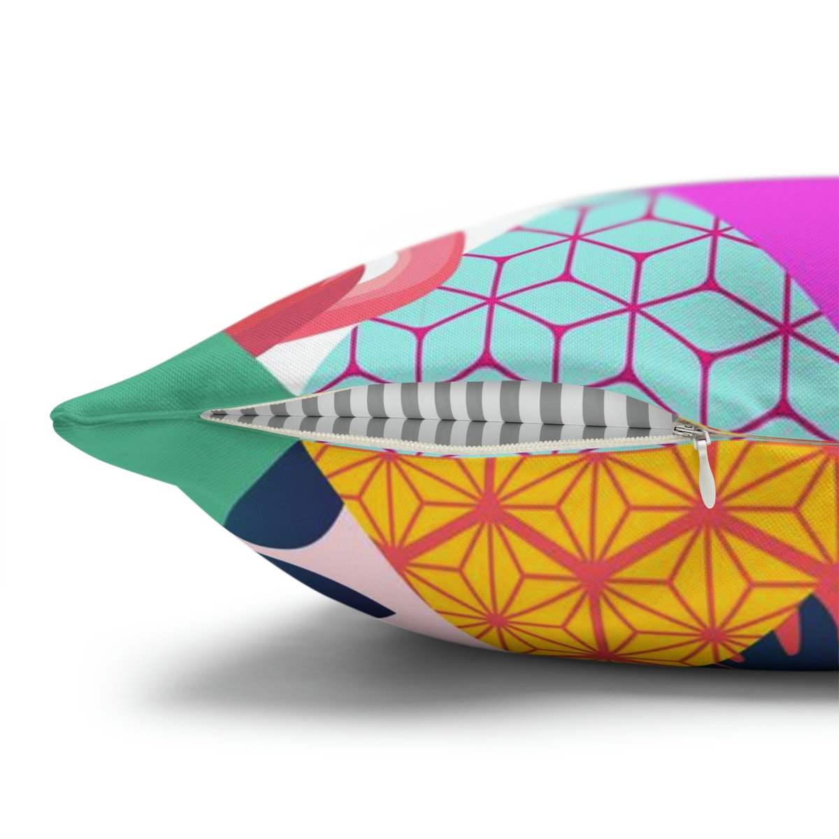 Trendy Multicolor Tropical Euro Pillow Shams - Image 3