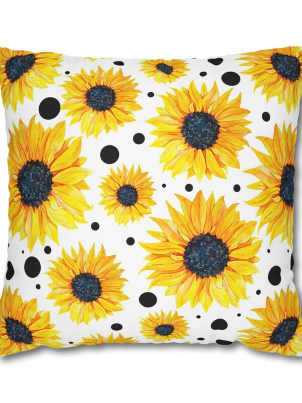 Yellow Sunflower Euro Covers