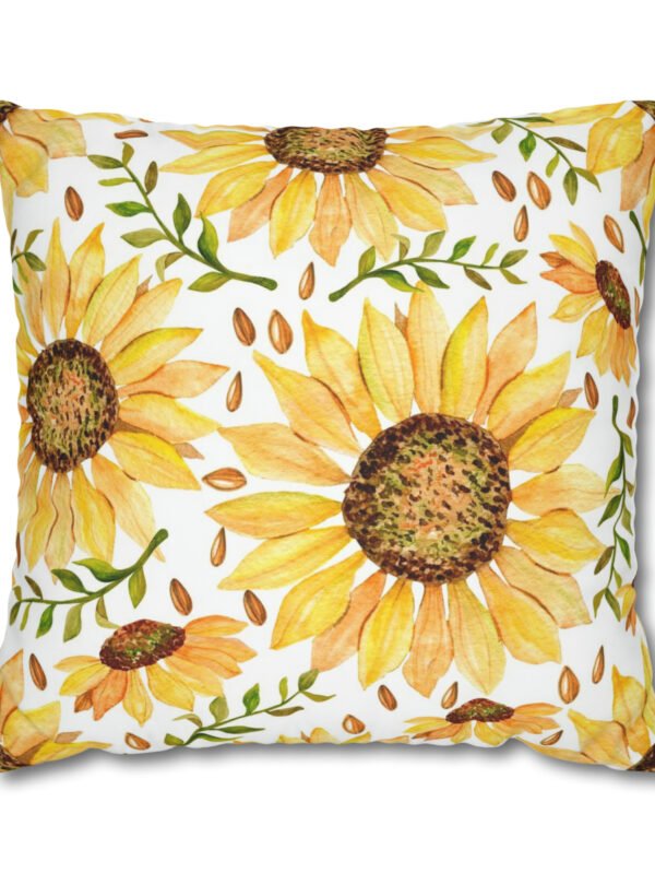 Sunflower Euro Pillow Covers