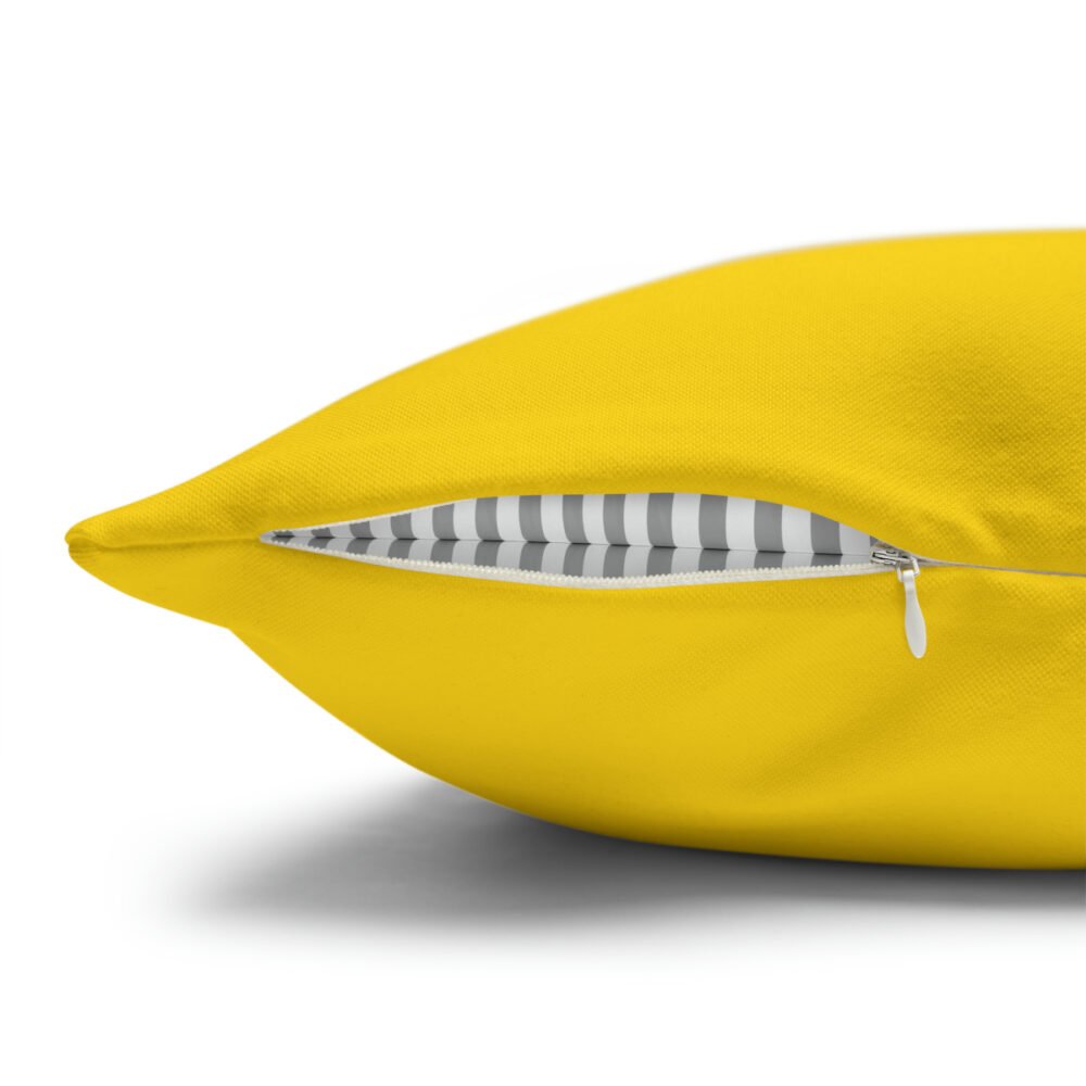 Yellow Sunflower n Green Leaves Euro Pillow Shams - Image 2