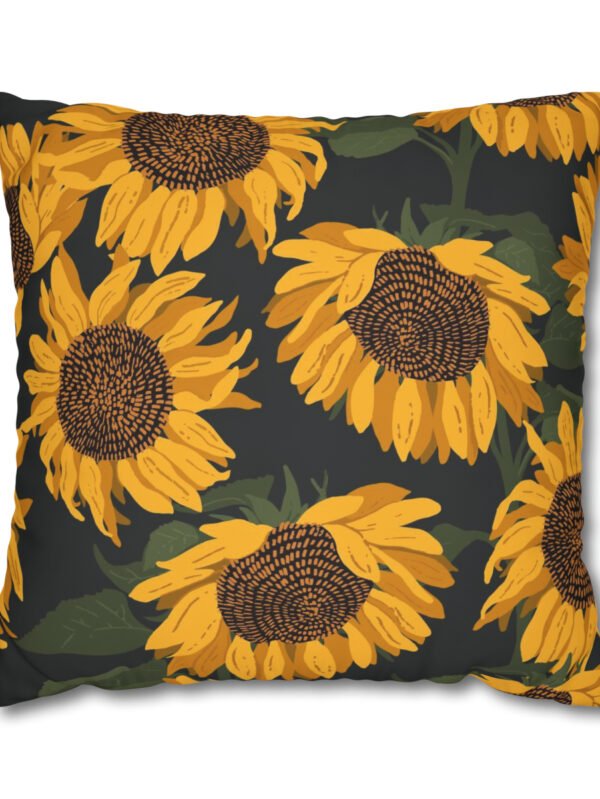 Sunflower Euro Pillow Shams