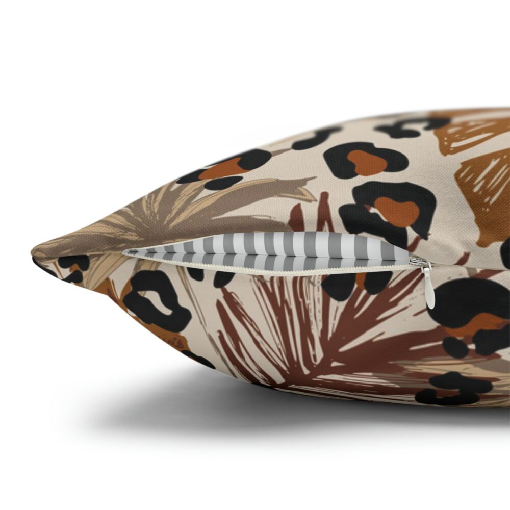 Camouflage n Palm Leaves Brown Euro Shams - Image 3