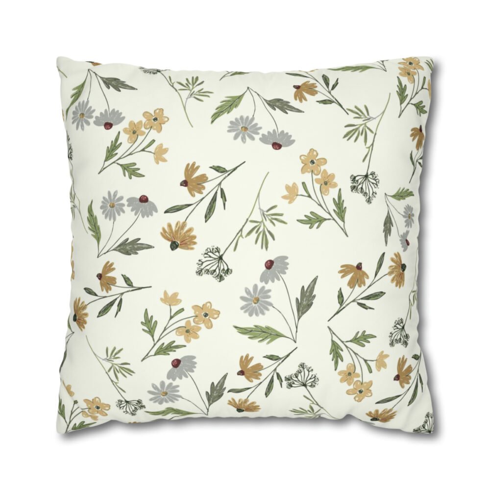 Sunflower Euro Pillow Shams