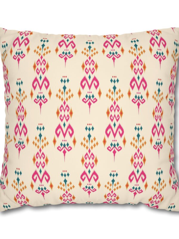Pink Ikat Euro Shams