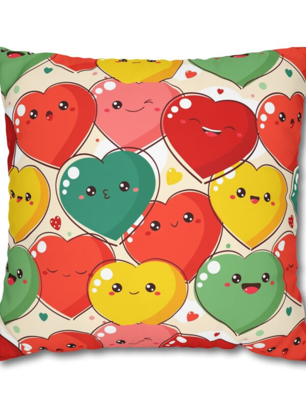 Cartoon Hearts Euro Shams
