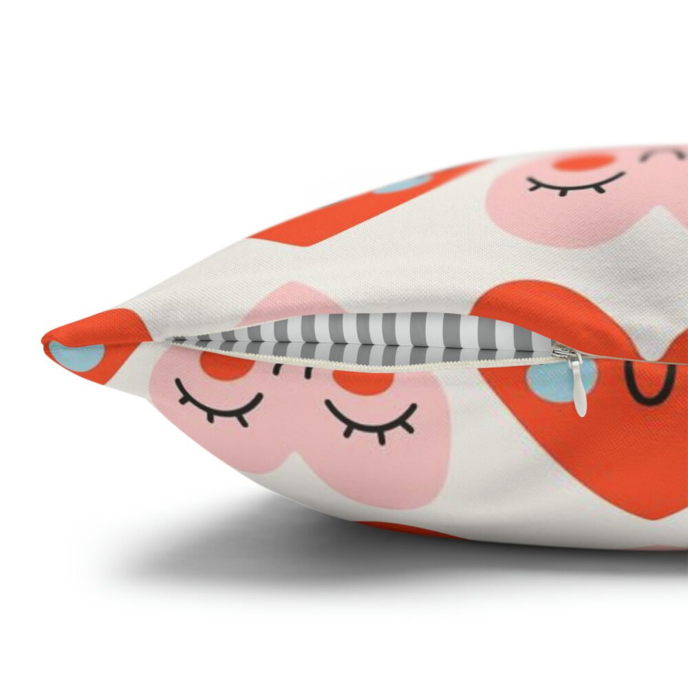 Cute Red n Pink Heart Valentine's Day Euro Shams - Image 3