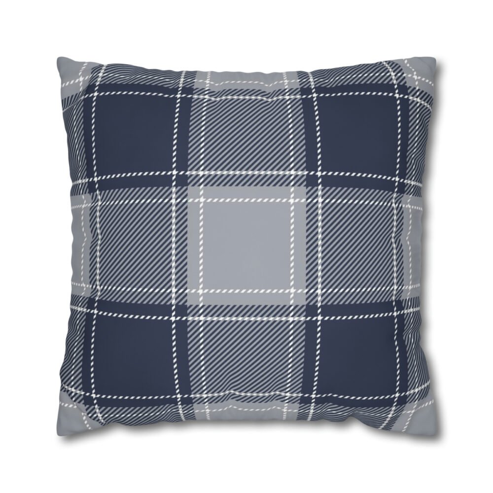 Grey n White Euro Pillow Shams
