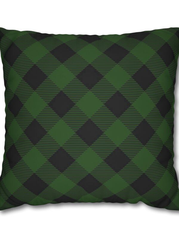 Green n Black Euro Pillow Shams