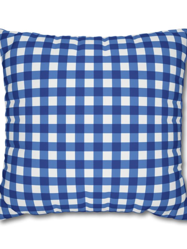 Blue n White Plaid Pillow Covers