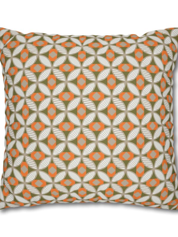 Orange Tones Euro Shams