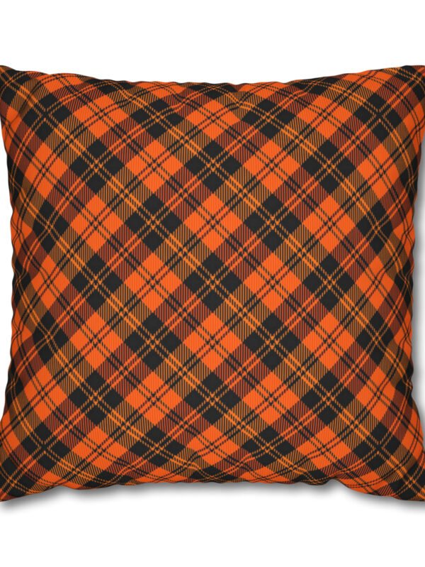 Halloween Plaid Euro Shams