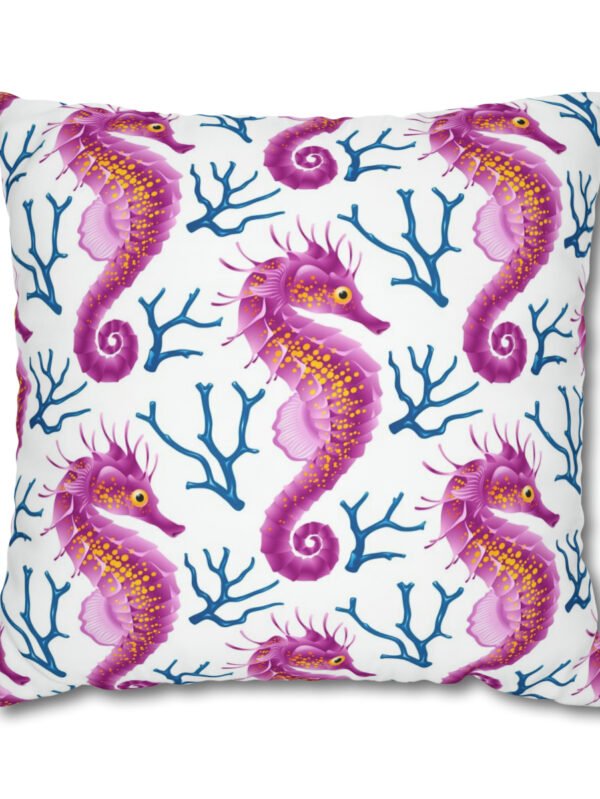 Blue Coral Euro Pillow Shams