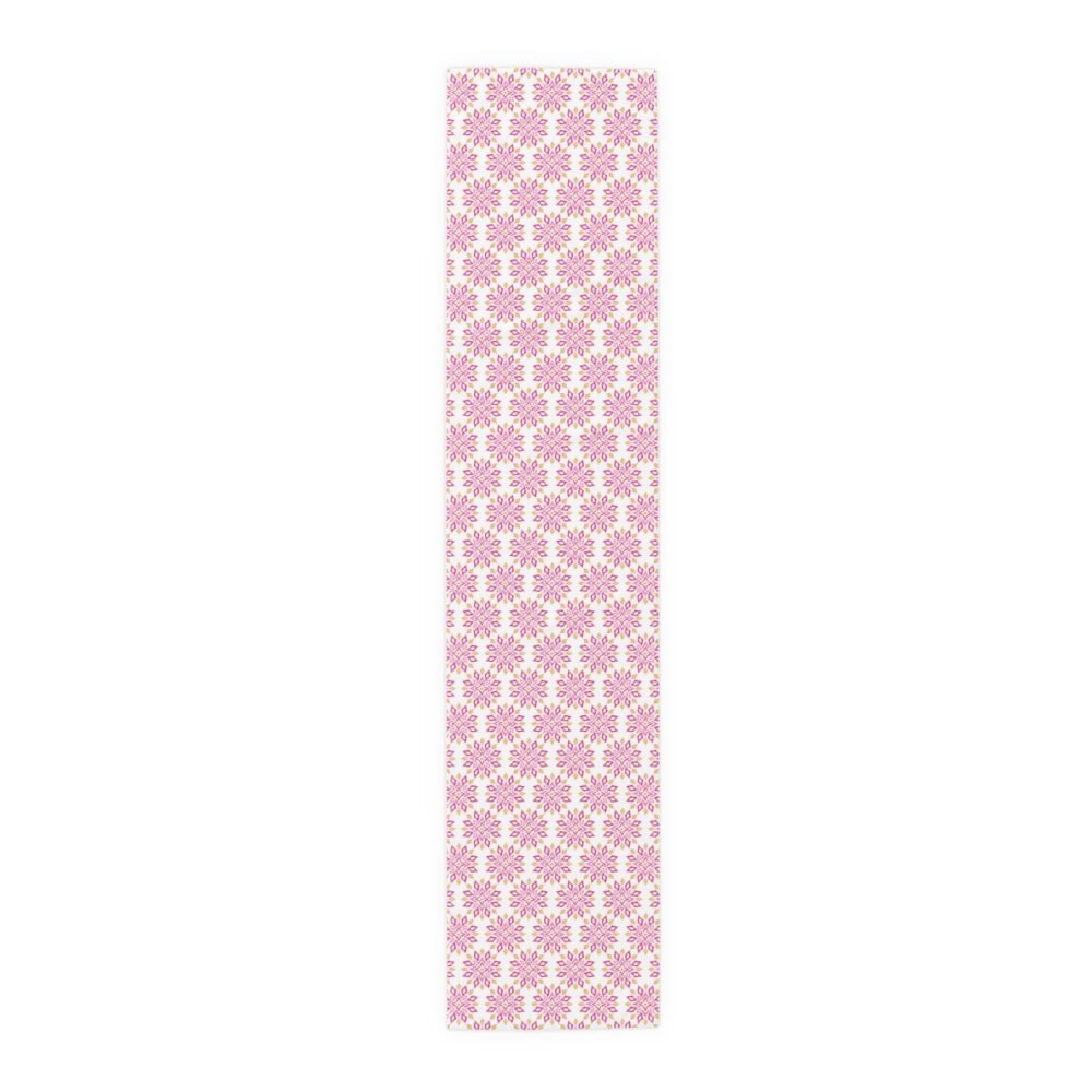 Ethnic Aztec Ikat Trendy Pink Table Runners - Image 5