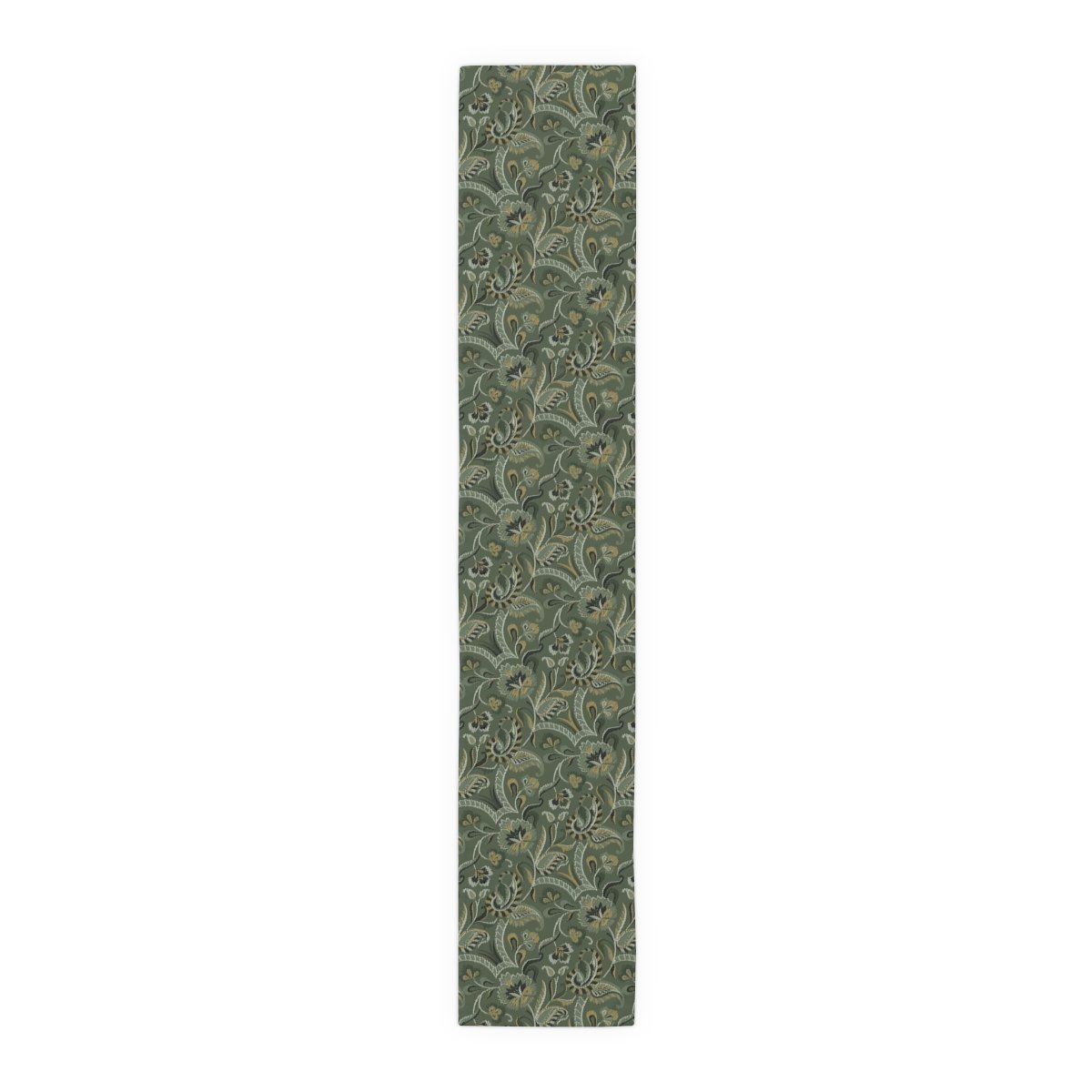 Stunning Green Paisley 4 Seater Dining Table Runners - Image 16