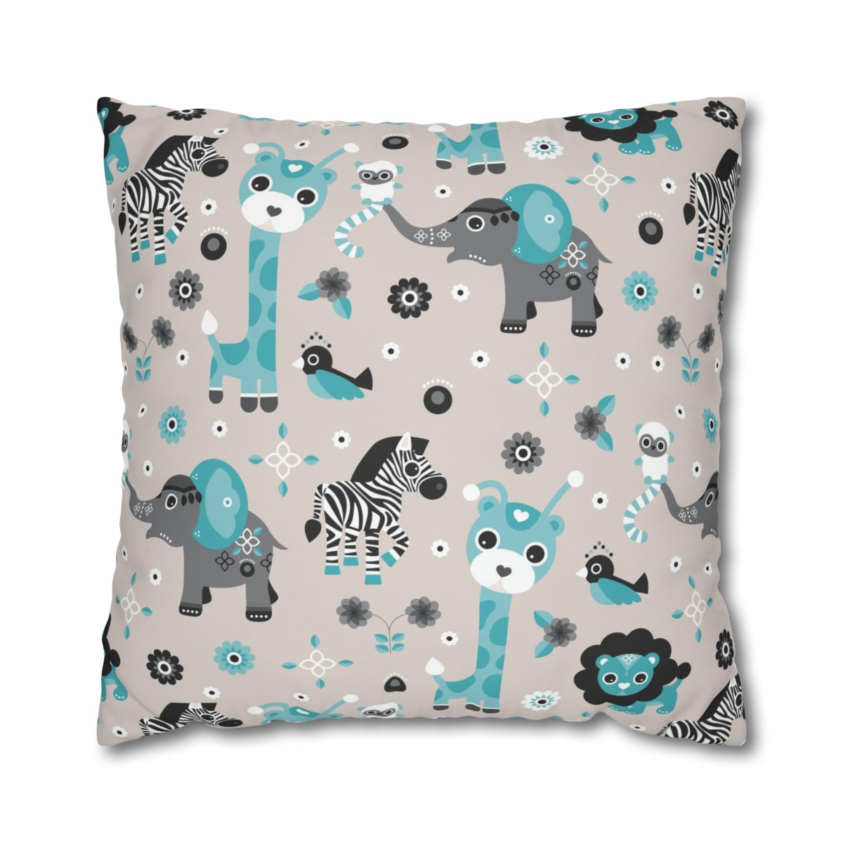 Jungle Print Euro Shams