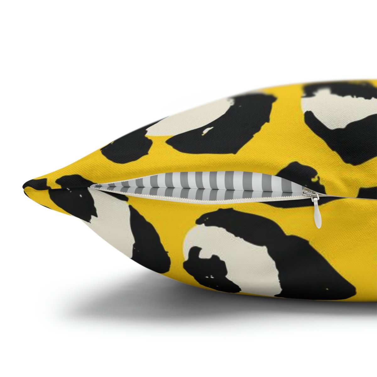 Yellow Leopard Euro Pillow Shams - Image 3