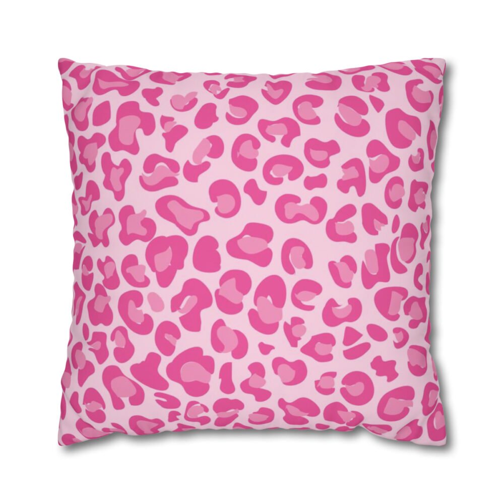 Pink Leopard Euro Shams
