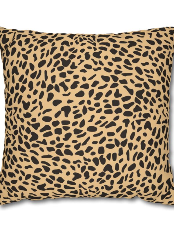 Black n Brown Leopard Euro Shams