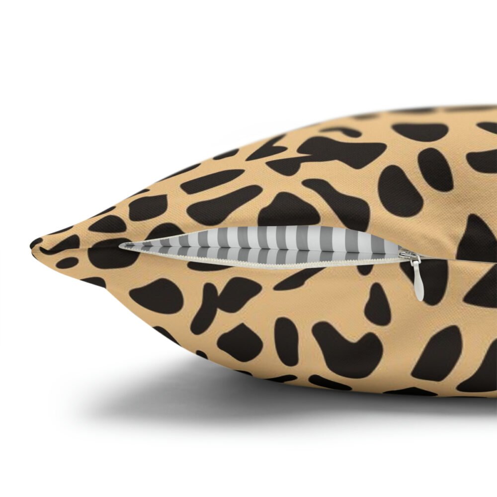 Black n Brown Leopard Euro Pillow Shams - Image 3