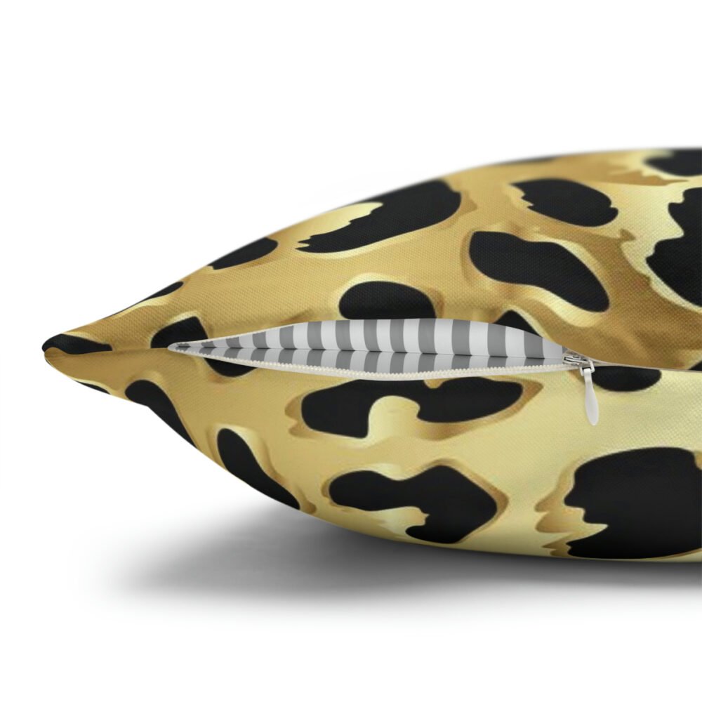 Luxury Gold Leopard Euro Pillow Shams - Image 3