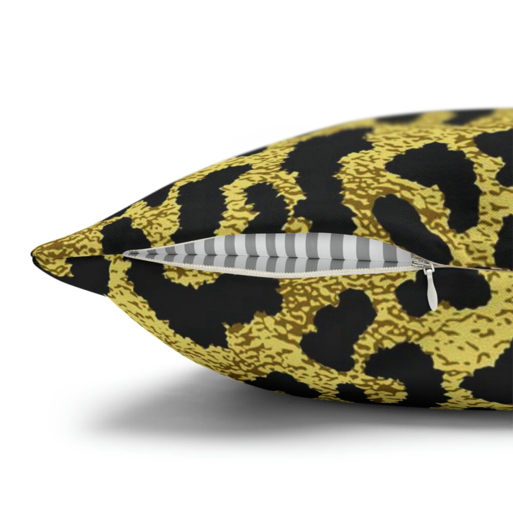 Printed Gold Leopard Euro Pillow Shams - Image 3