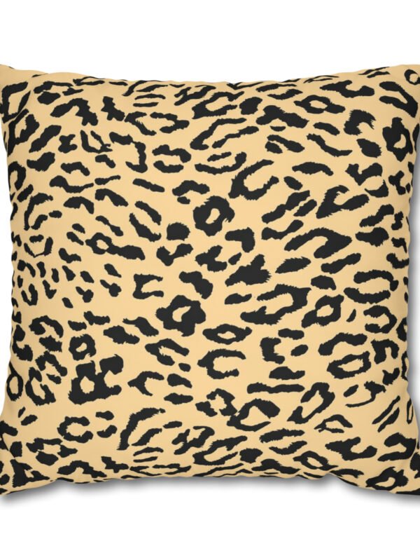 Yellow Leopard Euro Shams