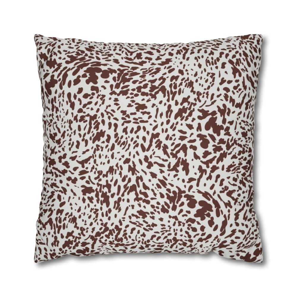 Brown Leopard Euro Shams