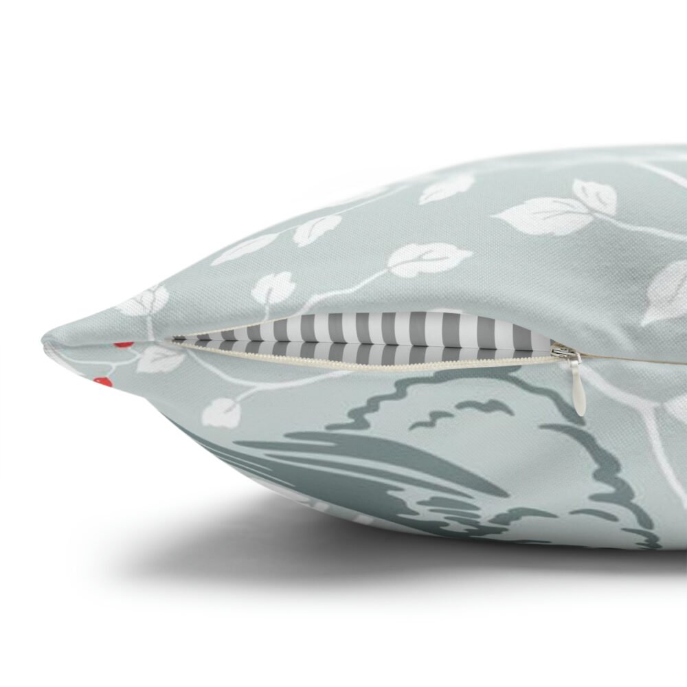 Light Green Birds Euro Pillow Shams - Image 3
