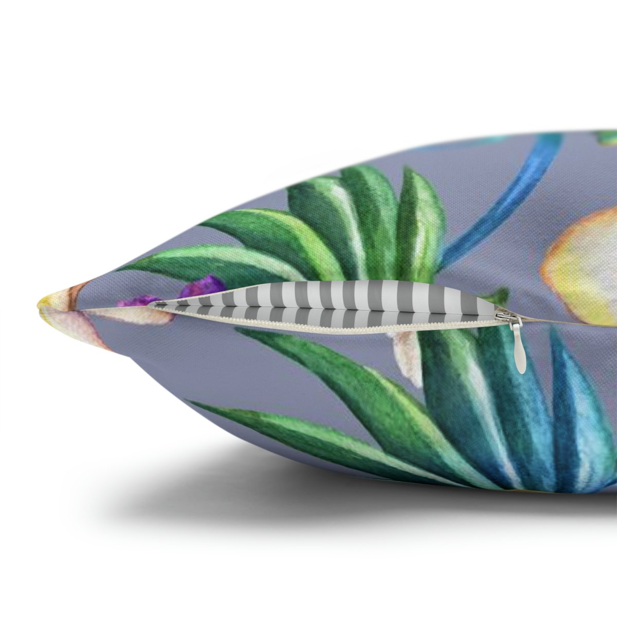 Tropical Humming Bird Purple Euro Pillow Shams - Image 3