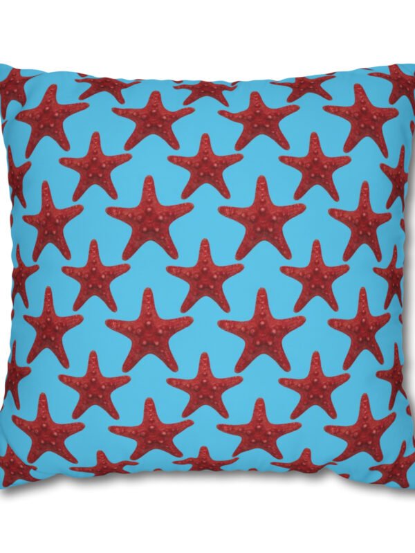 Red Starfish Euro Shams