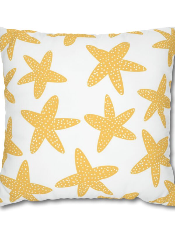 Yellow Starfish Euro Shams