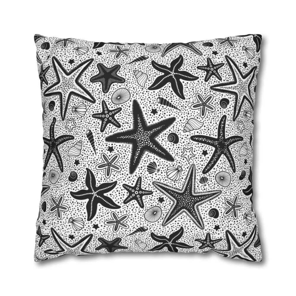 Black Starfish Euro Shams