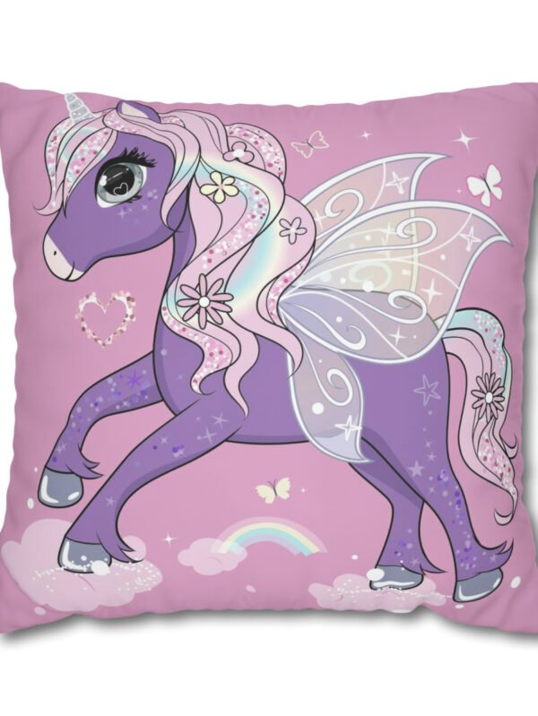 Purple Unicorns Euro Shams