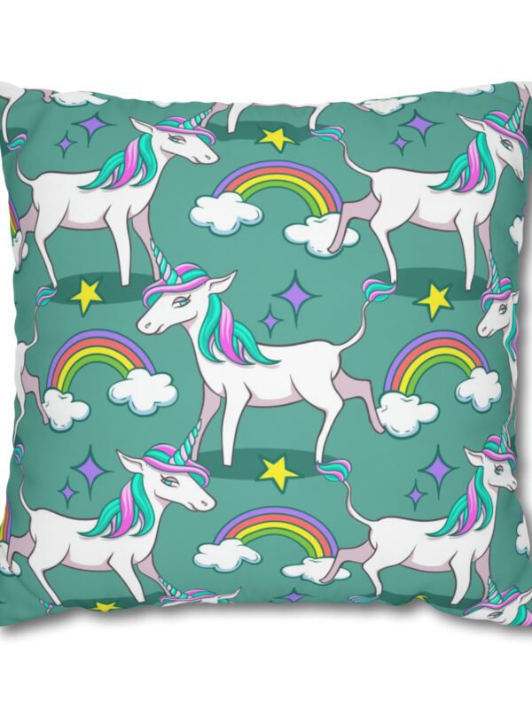 White Unicorn Euro Shams