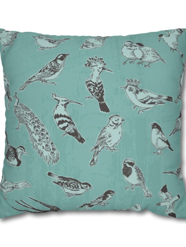 Green Bird Euro Shams