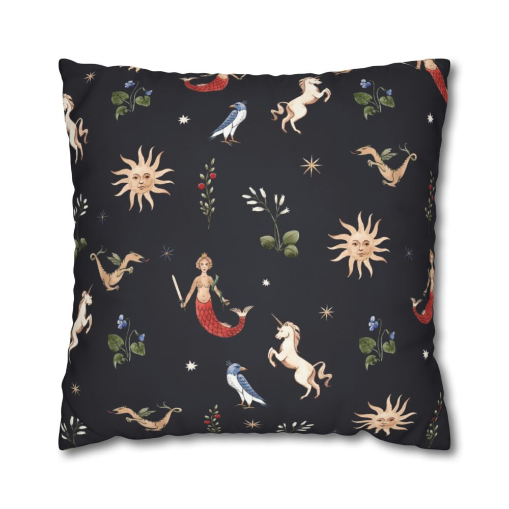 Black Unicorn Euro Shams
