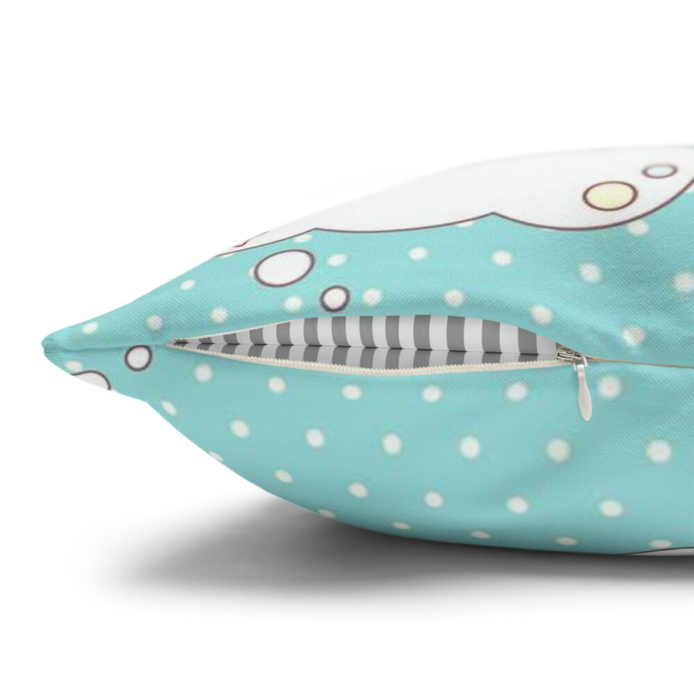 Kawaii Style Cloud Light Green Euro Shams - Image 3