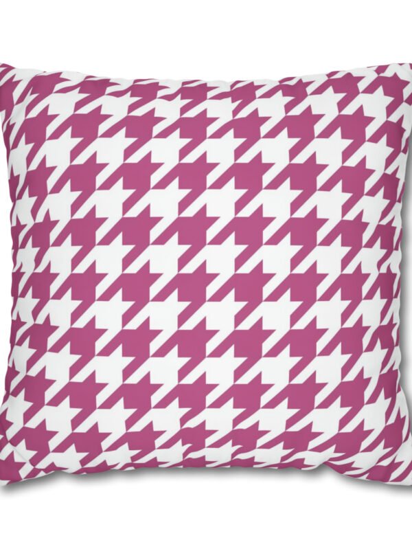 Pink and White Euro Shams