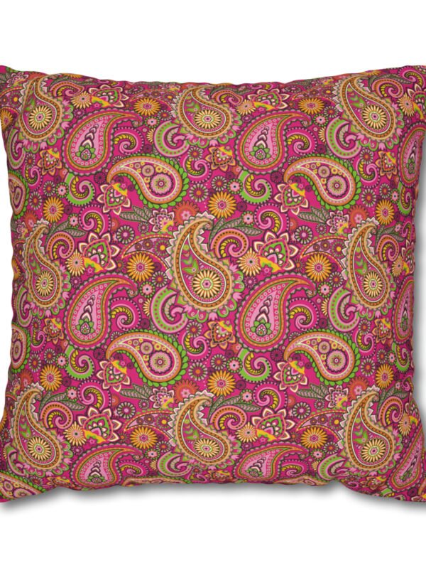 Pink Paisley Euro Shams