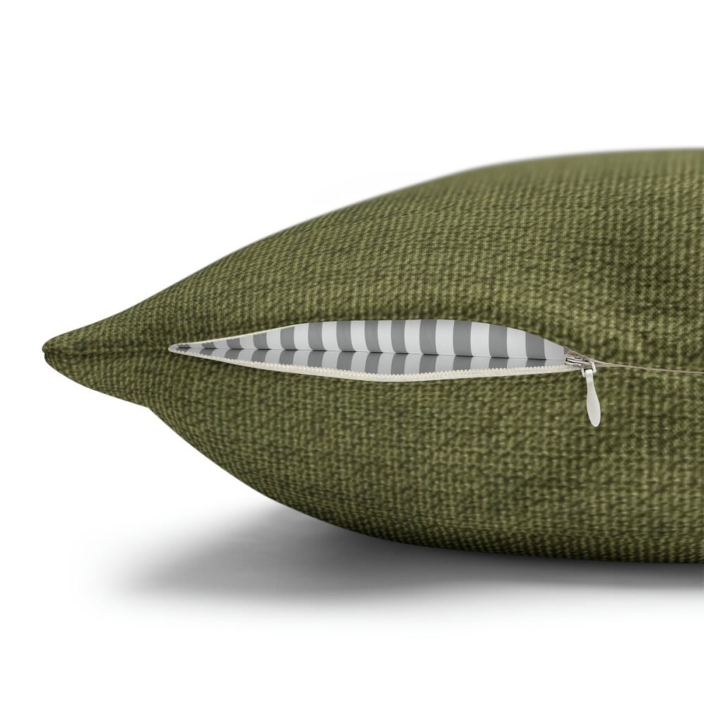 Green Fabric Textured Euro Shams For Bedroom Living Room - Image 3