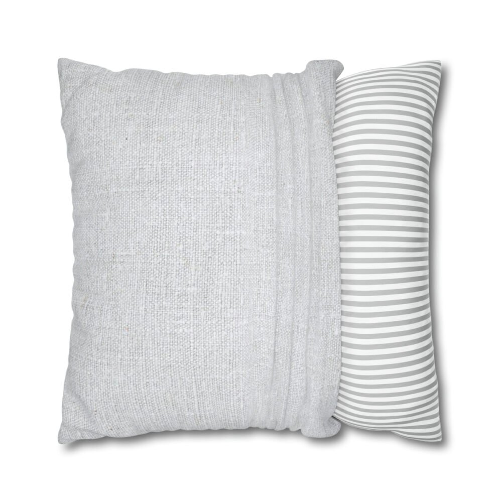 Abstract White Fabric Textured Euro Shams for Bedroom Living Room - Image 2