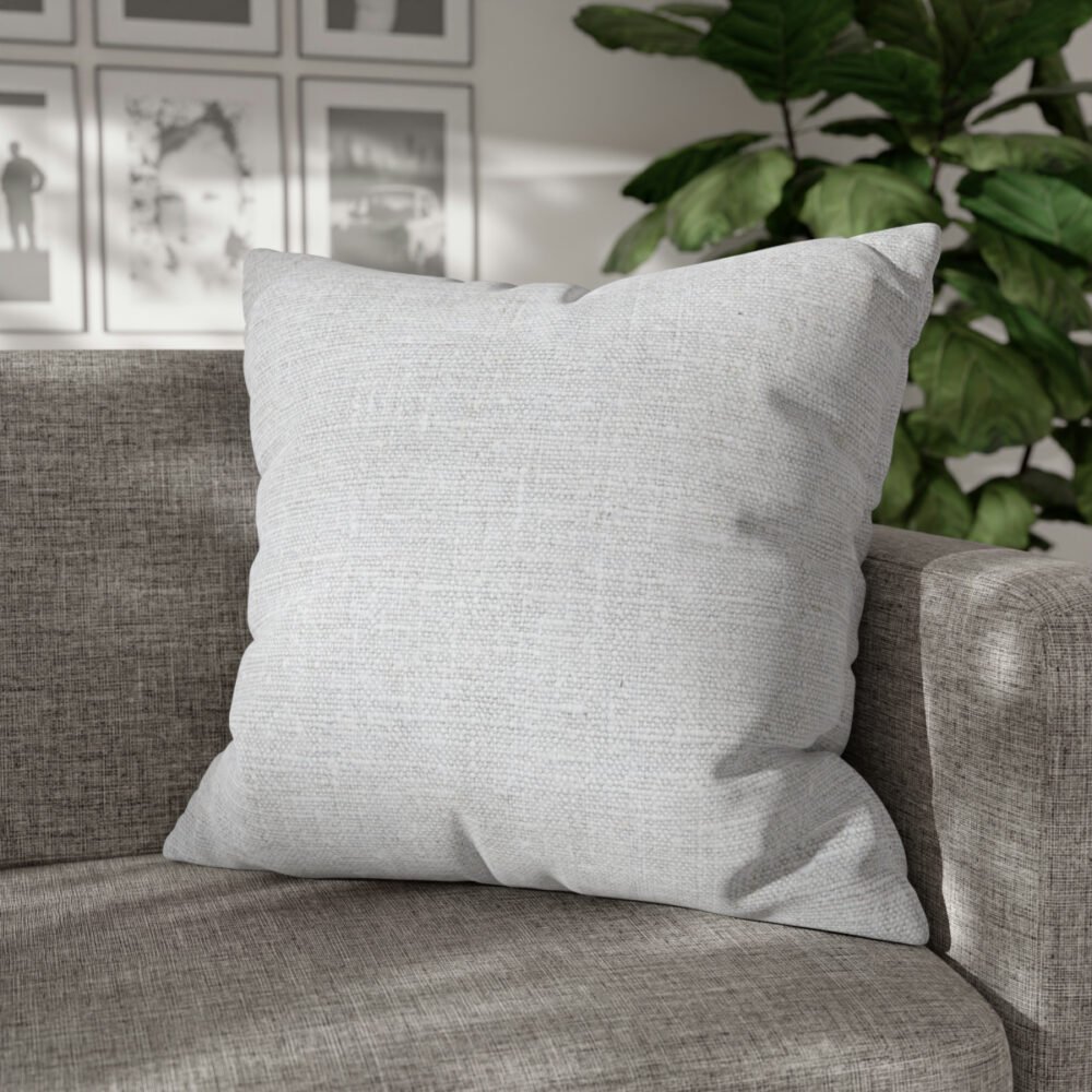 Abstract White Fabric Textured Euro Shams for Bedroom Living Room - Image 4