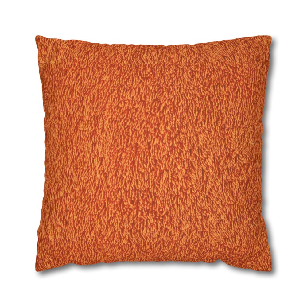 Orange Textured Euro Shams