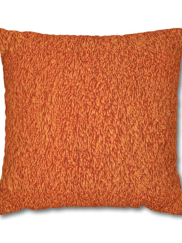 Orange Textured Euro Shams