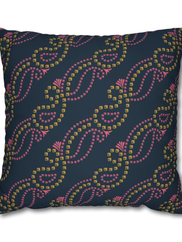 Bandanna Pattern Navy Euro Shams