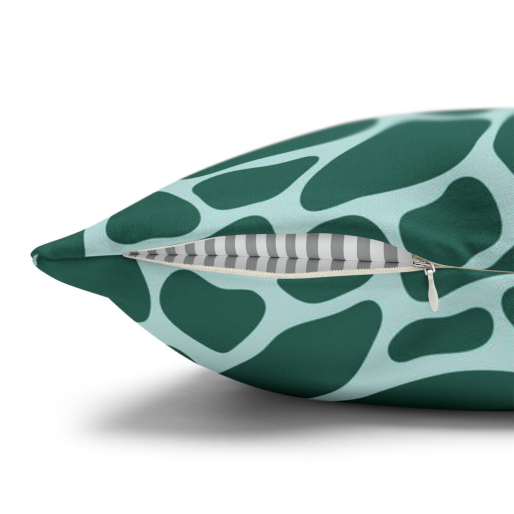 Turtle Skin Print in Green Euro Shams - Image 3