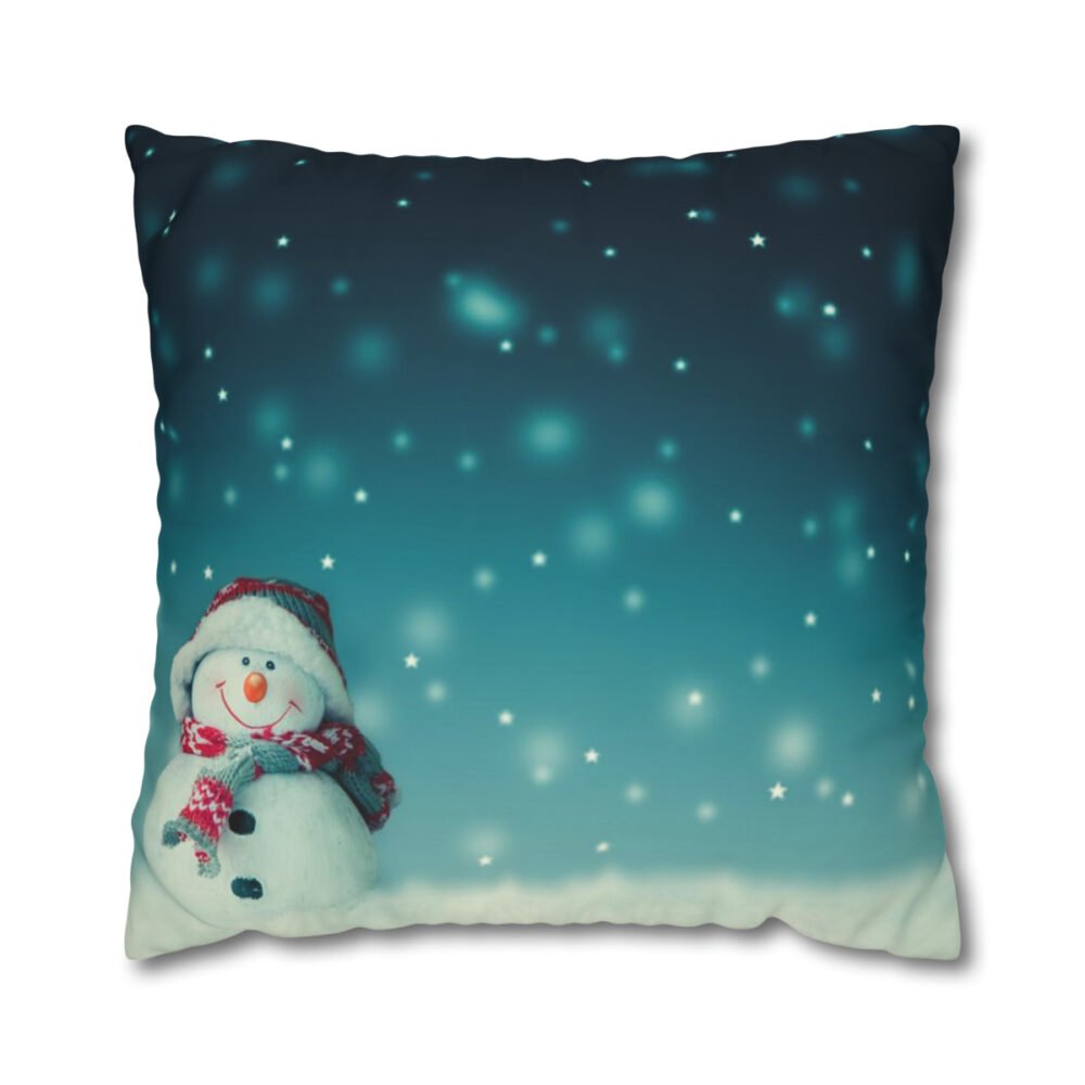 Snowman Euro Shams