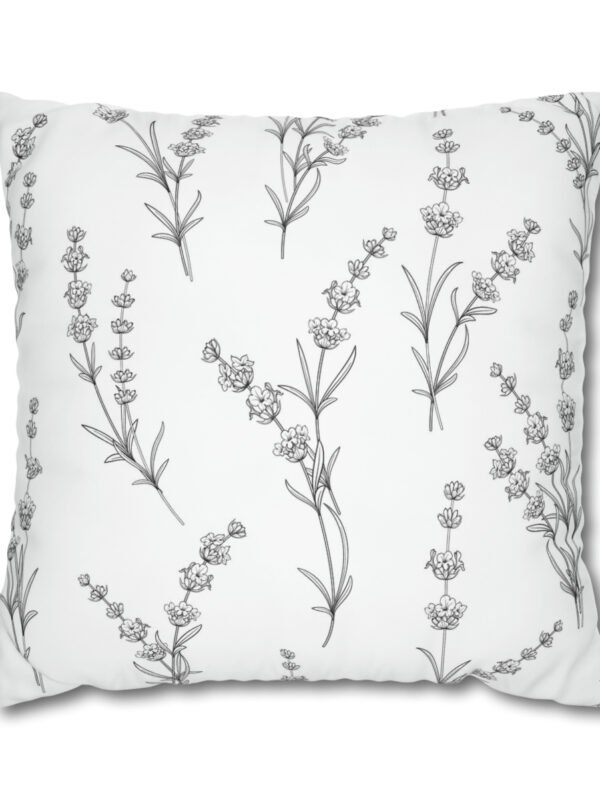 Lavender Flower Euro Shams